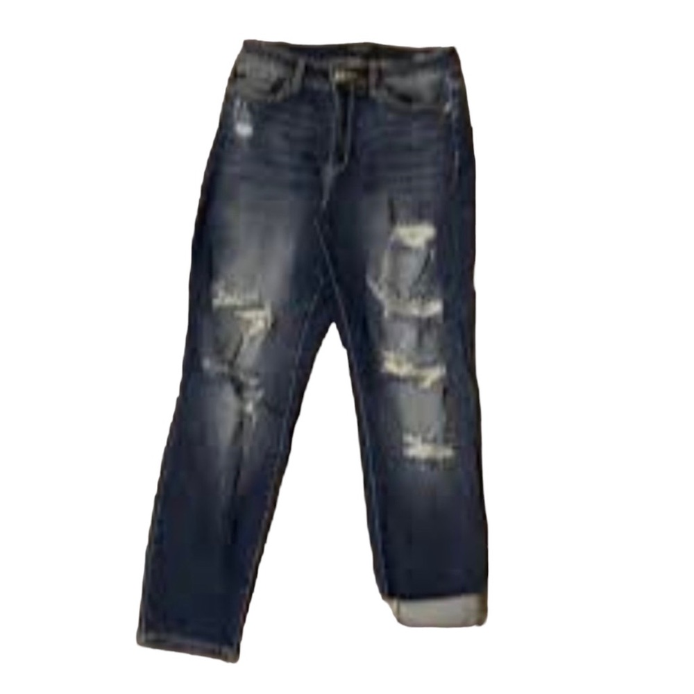 EUC! "Judy Blue" Boyfriend Fit Distressed Jeans